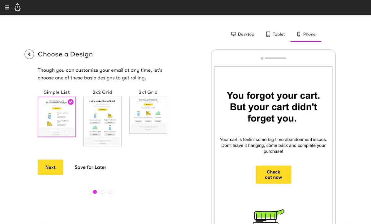 Shopify: Cart Abandonment - Guided Workflow - Workflow Diagram