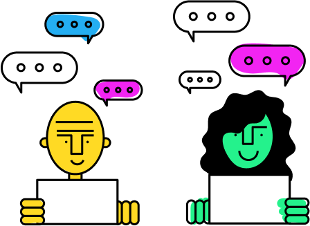 Two fists, performing a fist-bump.